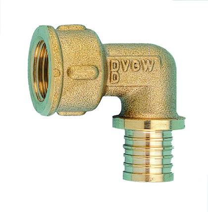 Угольник комбинированный с внутренней резьбой 32-Rp 1 CUPHIN