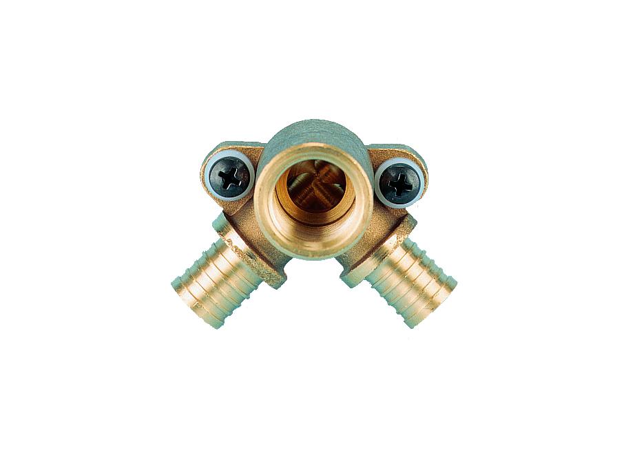 Угольник установочный проходной 20-Rp 1/2 CUPHIN